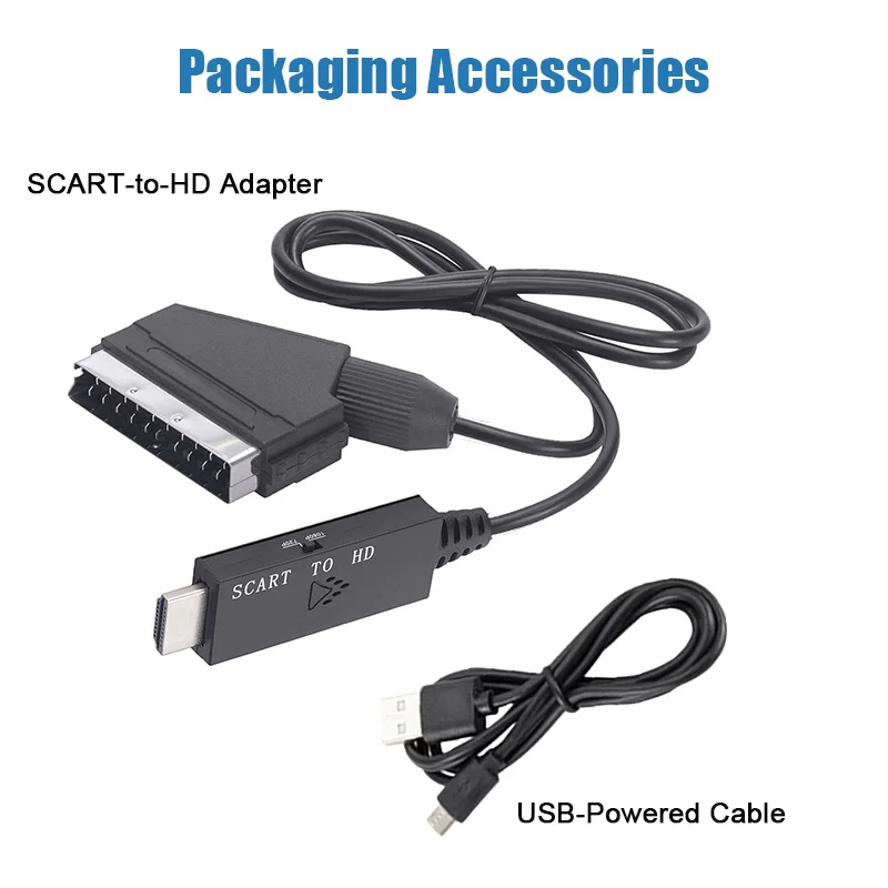Conversor SCART para HDMI – Ad - Scart To Hdmi avaliação e preço