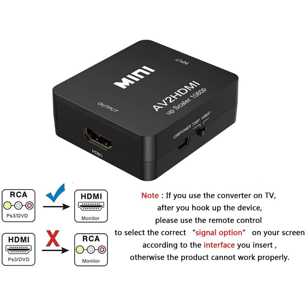 Conversor RCA AV para HDMI 108 - Retro Gaming N64 avaliação e preço