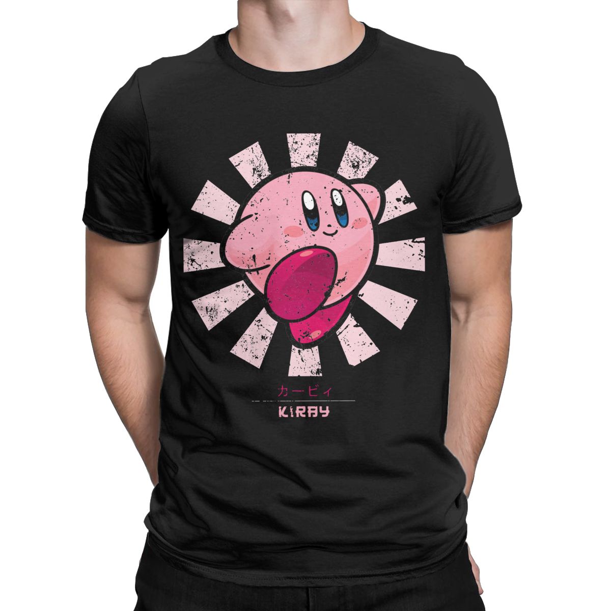 Camisetas retrô japonesas Kirb - Retro Gaming T Shirt avaliação e preço
